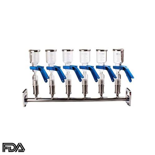 ترشيح الفراغ متعدد الفتحات، زجاج، MFA-6GMFA-6PTFE