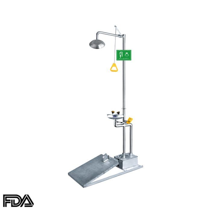 دش طوارئ مضاد للتجمد وغسيل للعينين، EEWS-326
