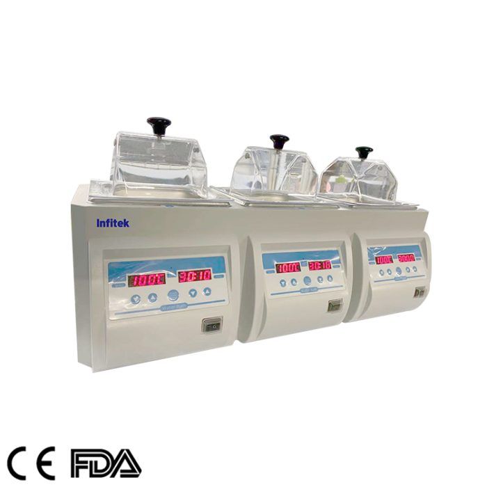 حمام مائي منظم حرارة مع 3 خزانات، WB-1R3H-6R